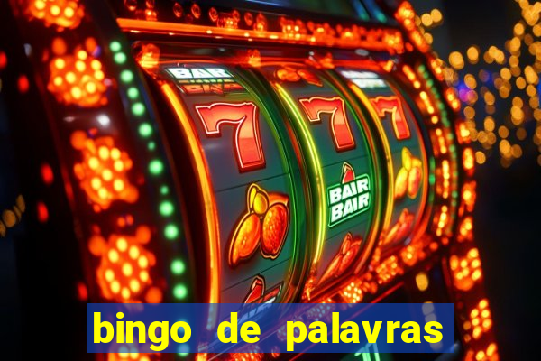 bingo de palavras cha de bebe